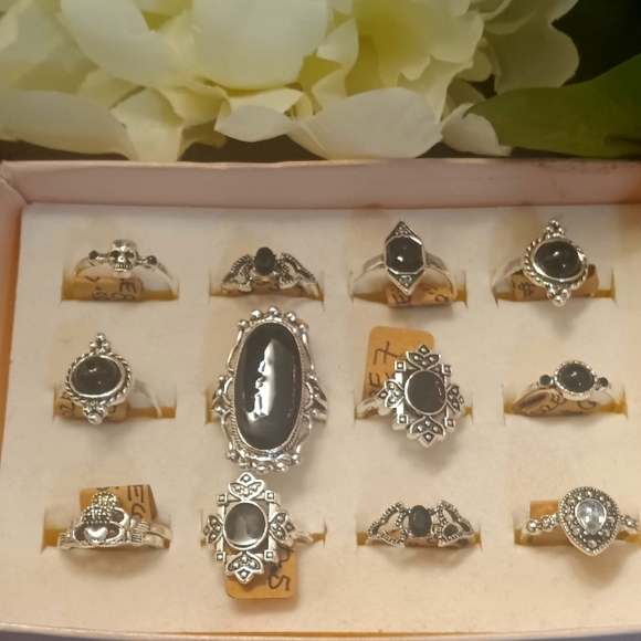 925 Plated Simulated Stone NWT - Picture 2 of 3